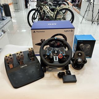 VOLANTE LOGITECH G29 CON PEDALES Y PALANCA CON CAJA
