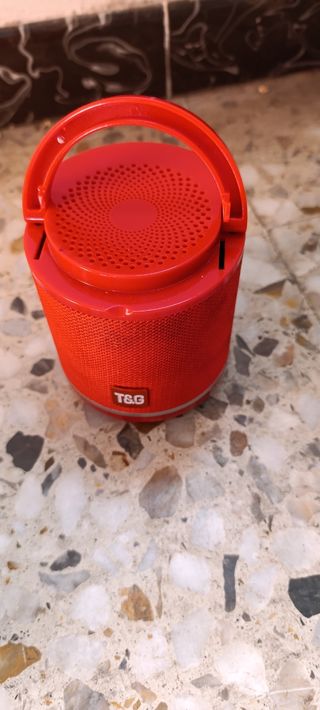 Altavoz Bluetooth T&G TG518 Rojo