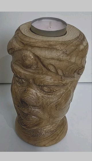 Testa Moro in Legno