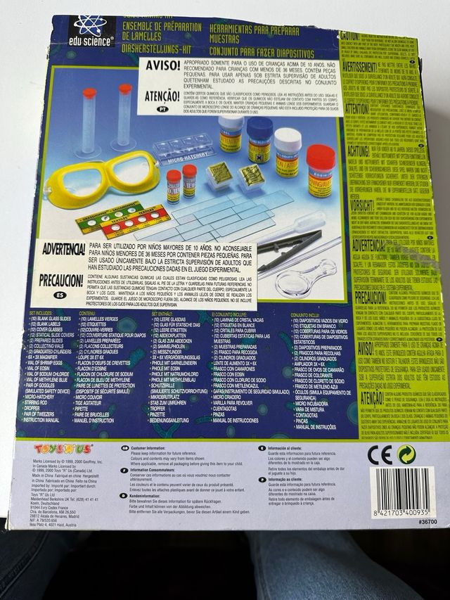 Set Microscopio infantil Edu Science