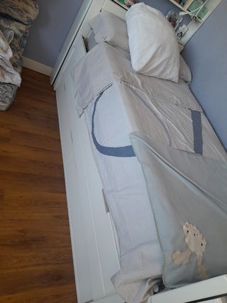 Cama nido DM blanca 90cm Garabatos