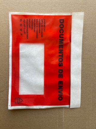 Sobre adhesivos envio documentos medida 17,5x 20+1