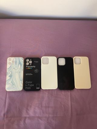 Fundas iPhone 12 Pro Max - 5 unidades