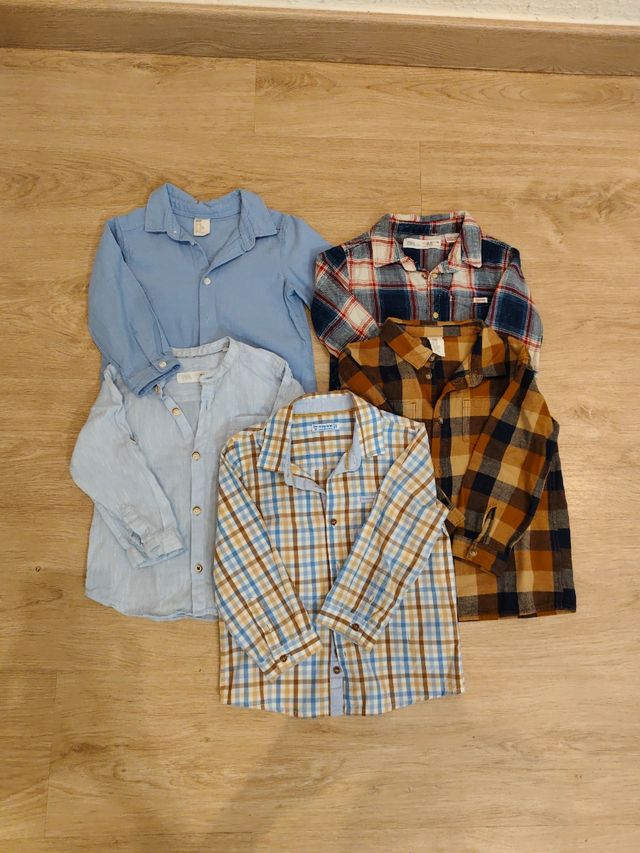 Lote camisas niño 18 meses