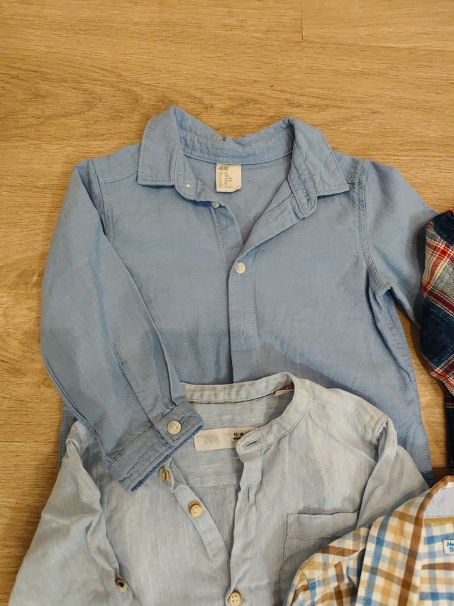 Lote camisas niño 18 meses