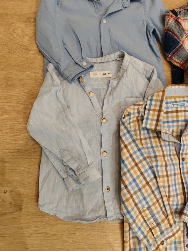 Lote camisas niño 18 meses