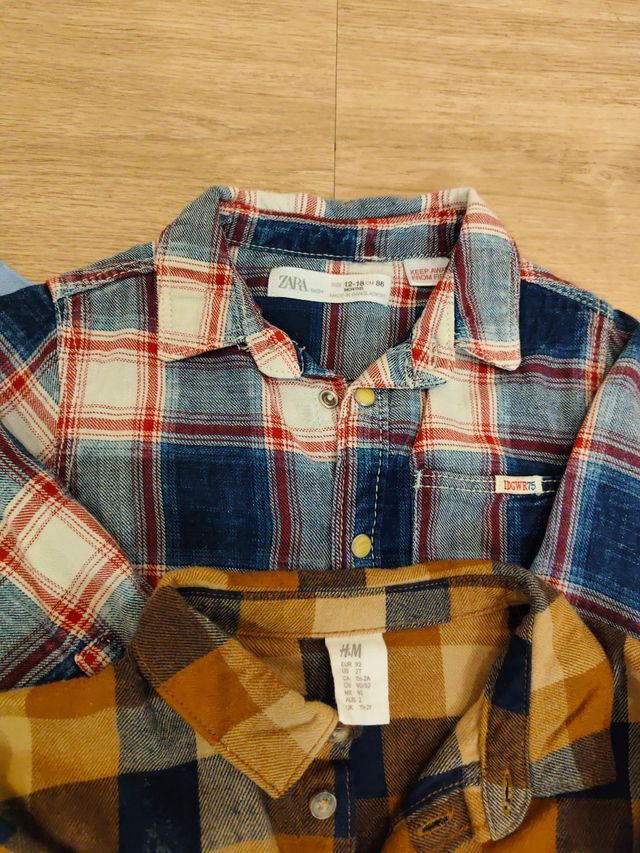 Lote camisas niño 18 meses