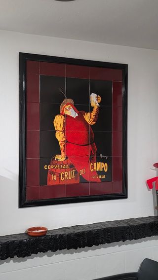 Cuadro Cruzcampo antiguo