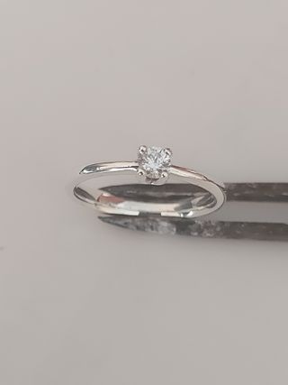Anillo plata 925 con circonita