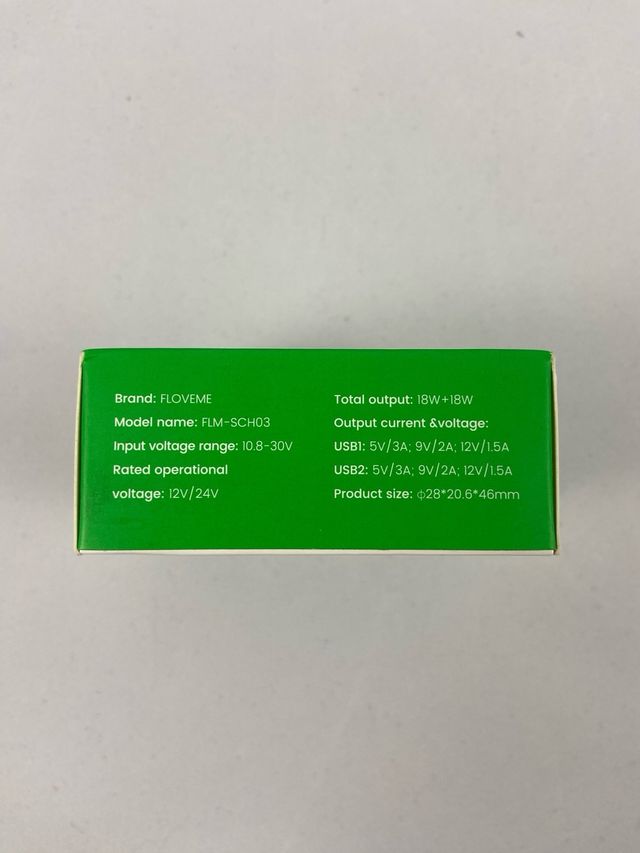 Cargador coche FLOVEME QC 3.0 carga rápida Nuevo