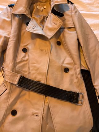 Gabardina beige Morgan