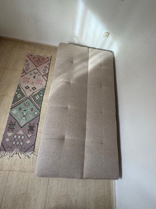 Sofá cama beige 