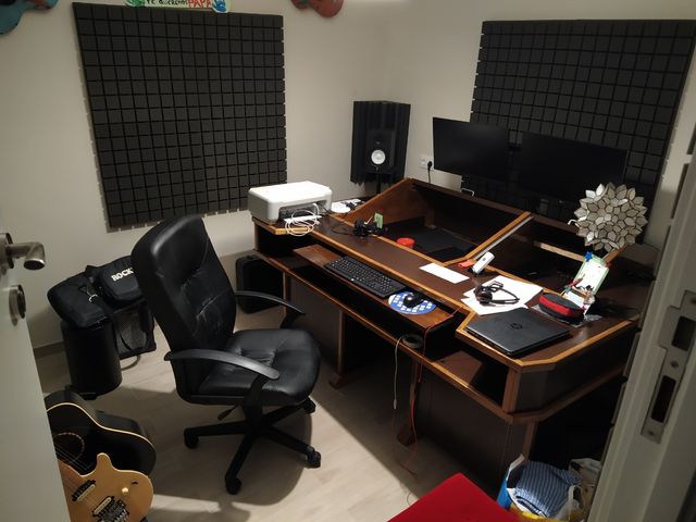 Mesa estudio producción musical