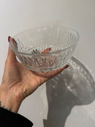 Ciotola vetro trasparente