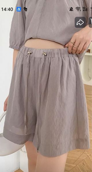 Traje gris seda hielo premamá - NUEVO