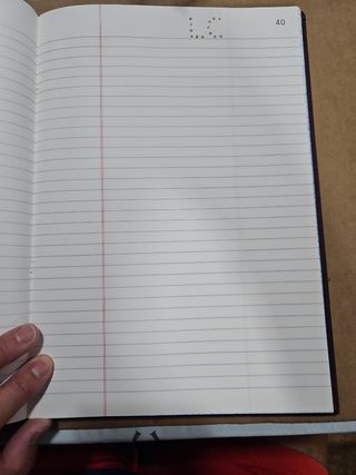 Libro Actas - Encuadernación antigua