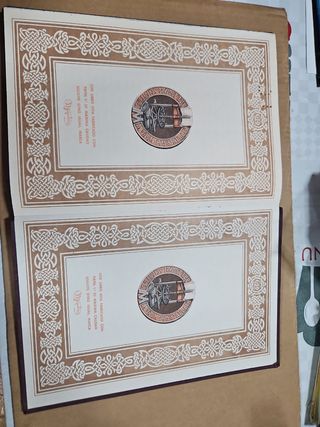 Libro Actas - Encuadernación antigua