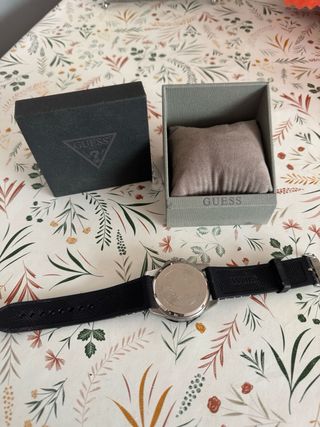 Reloj Guess Hombre - Negro/Plata
