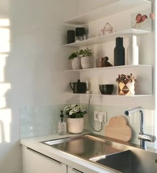 2 ud Estante IKEA BOTKYRKA blanco 80x20