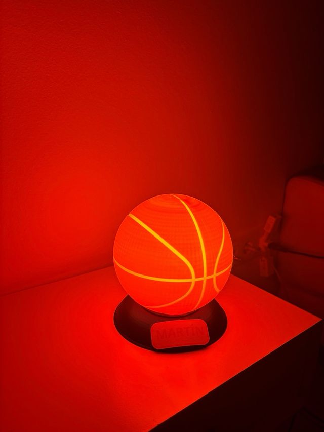 LAMPARA PERSONALIZADA BALONCESTO