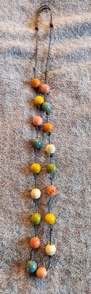 4 Collares Cerámica Multicolor