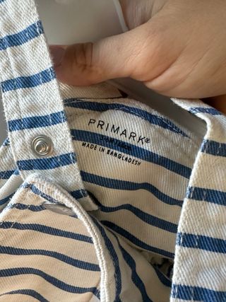 Peto rayas marineras bebé