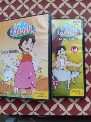 Heidi: Las películas. 1, 2 y 3. DVD.