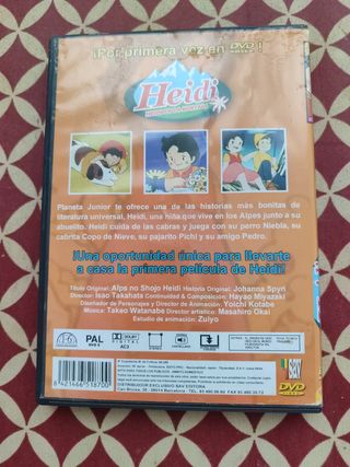 Heidi: Las películas. 1, 2 y 3. DVD.