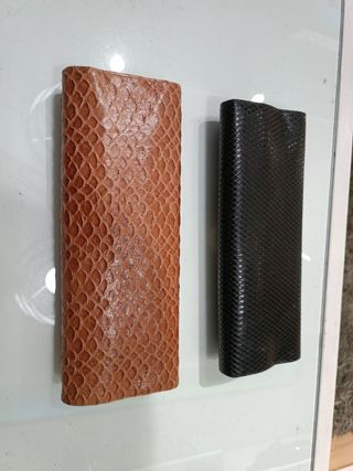 Portafogli in pelle di serpente | 2 pezzi