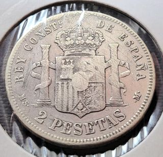 Moneda de Plata España 1882