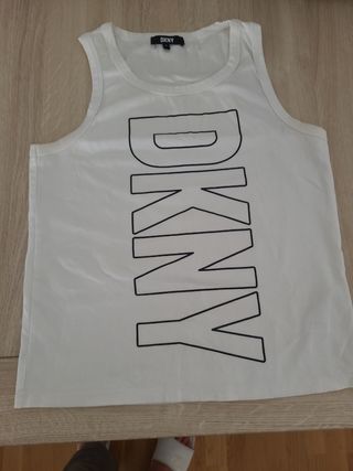 Camiseta DKNY blanca - Talla M