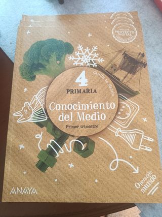 Libros Cidead Cuarto de primaria , matemáticas...