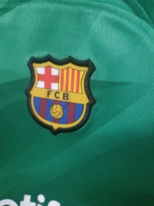Equipación portero FC Barcelona niño Original