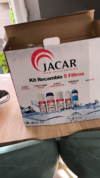 Kit 5 filtros osmosis inversa JACAR