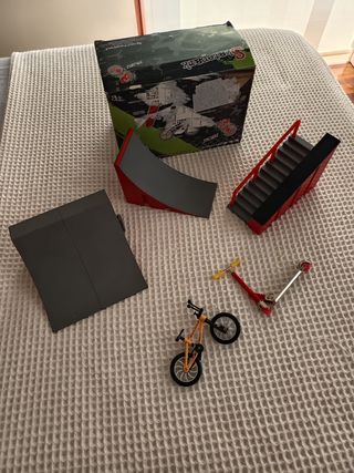 Mini Rampa Skatepark Tech Deck