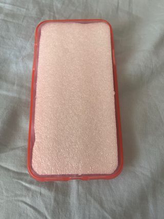 Funda iPhone XR rosa neón