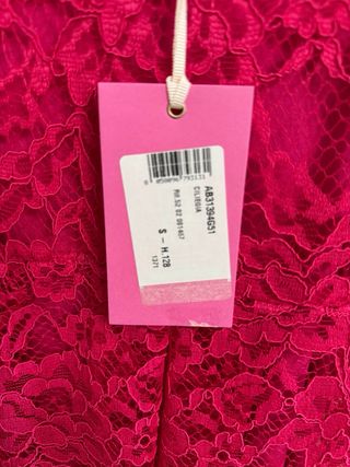 Vestito pizzo fucsia bimba tg S Imperial