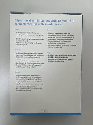 Micrófono Sennheiser XS Lav Mobile