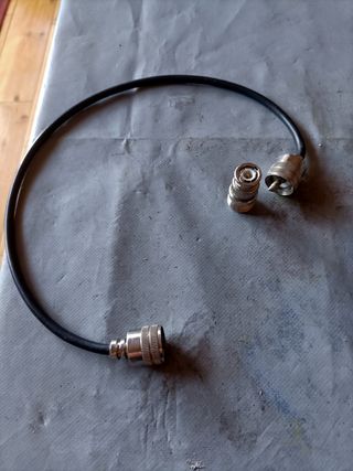 Cable BNC y adaptador  emisora radioaficionado