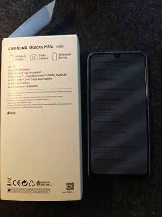 Smartphone móvil Samsung Galaxy M30s 64GB -DualSim