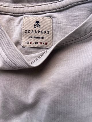 Camiseta Scalpers gris - Talla 14 