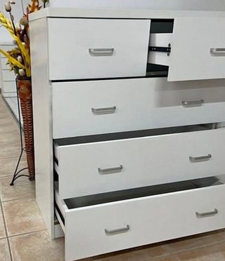 Cómoda 5 cajones - Blanca