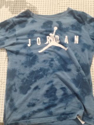 Maglietta Jordan blu tie-dye