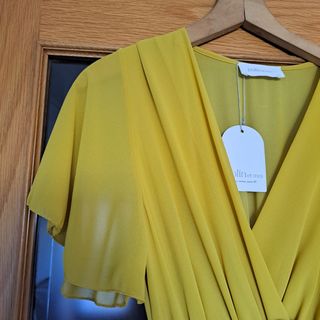 Vestido Polin et moi plisado ocre