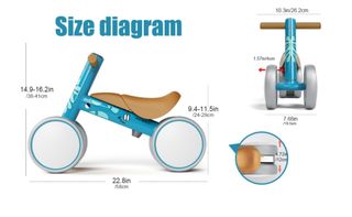 Bicicleta Equilibrio Bebé YMINA