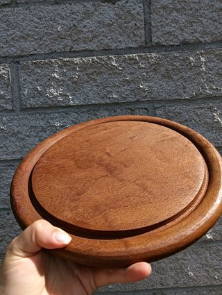Taglieri rotondi antichi in legno 