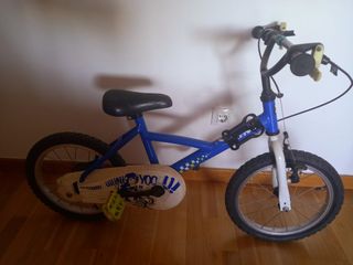 Bicicleta niño 16" azul