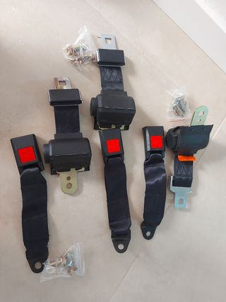 3 Cinturones Seguridad Universales