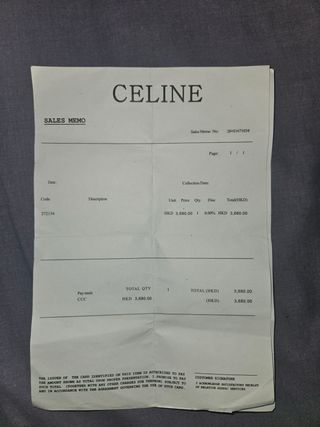 Cintura Céline - Nera e oro