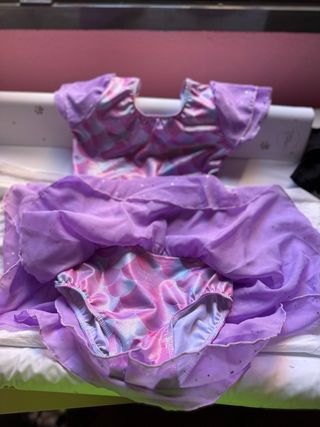 Traje ballet niña purpura